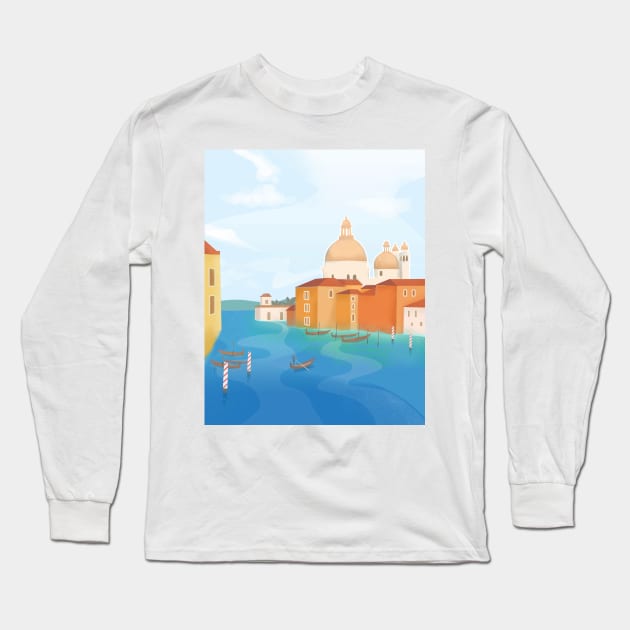 Venice, Italy Long Sleeve T-Shirt by Petras